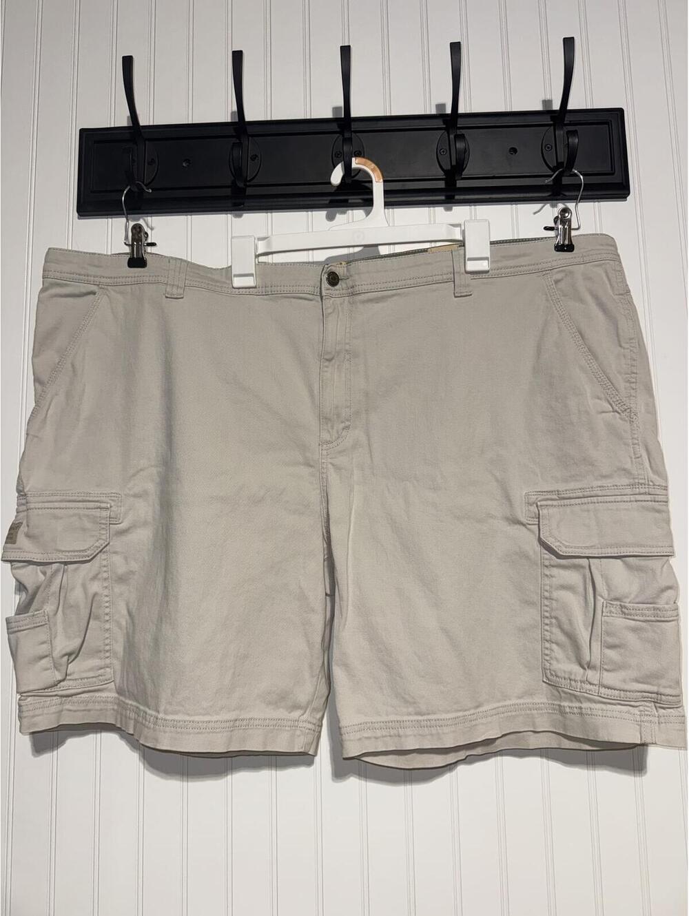RedHead Mens Classic Cargo Shorts Beige Khaki Outdoors Size 52